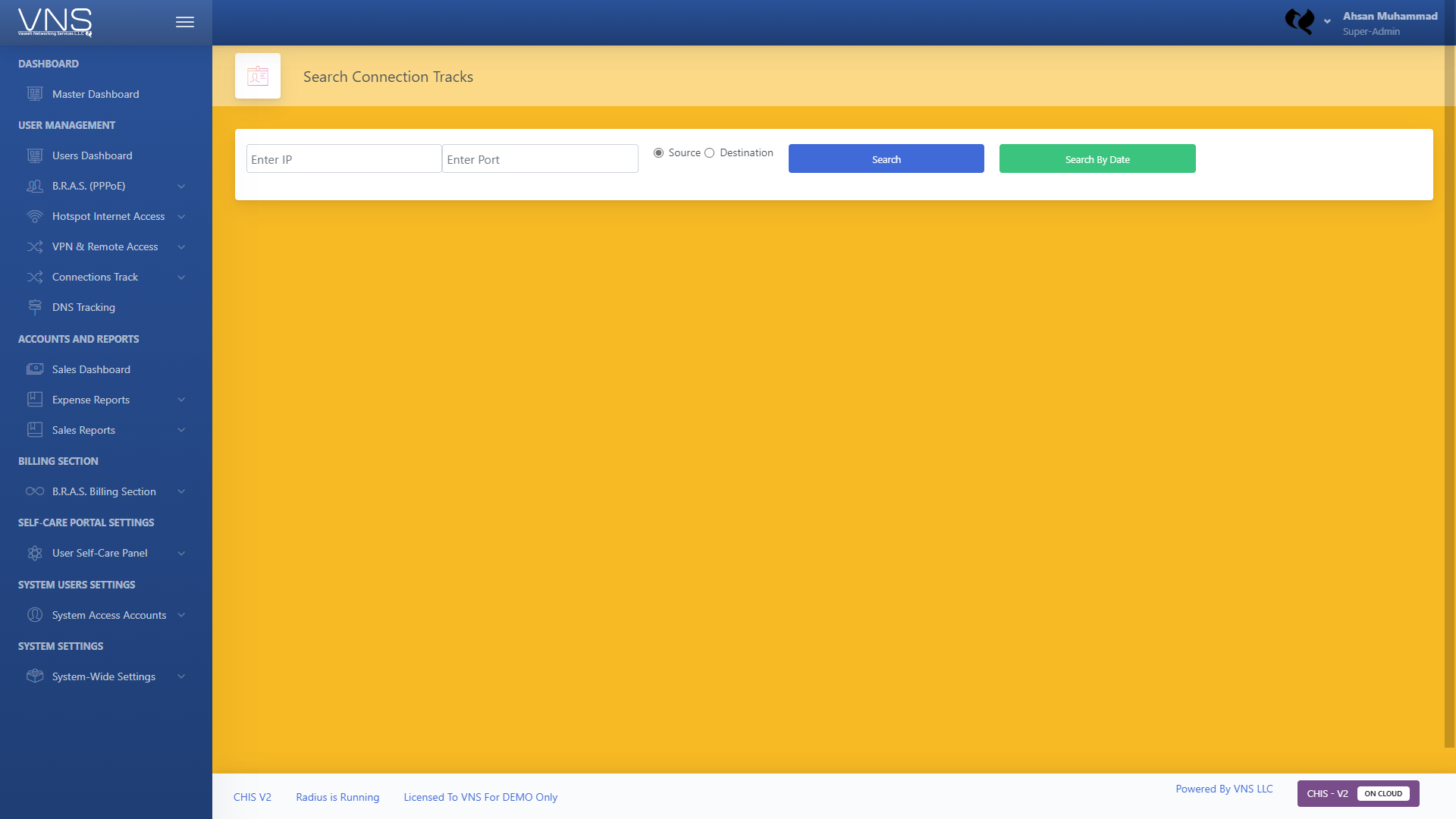 User Connection Search